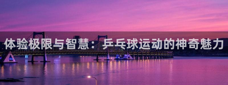 凯发官方正版app娱乐40996：体验极限与智慧：乒乓球运动